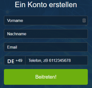 Crypto Superstar Anmeldung