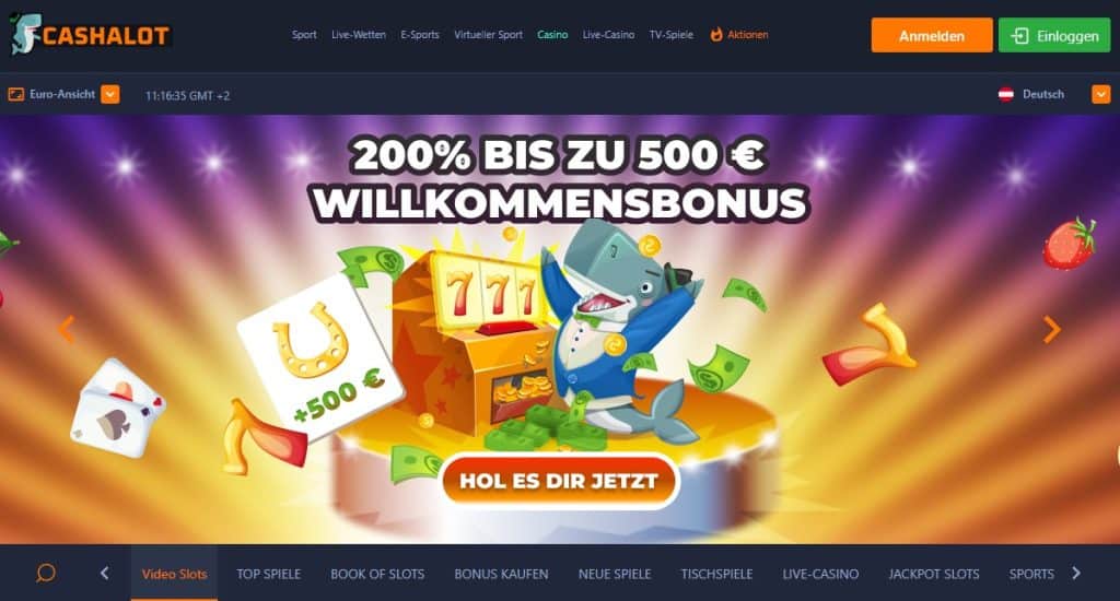 Cashalot Casino ohne OASIS