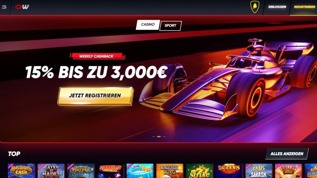 Quickwin Casino mit Startguthaben